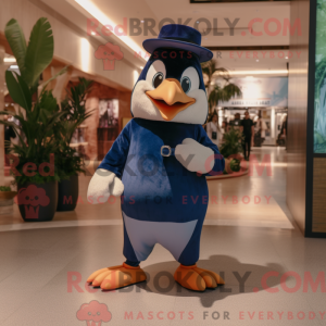 Mascot character of a Navy...