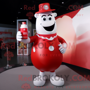 Mascot character of a Red...