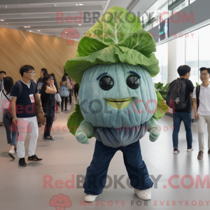Mascot character of a Navy...