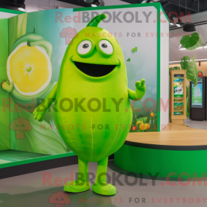 Mascot character of a Lime...