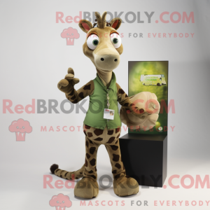 Mascot character of a Olive...