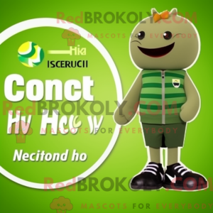 Mascot character of a Olive...