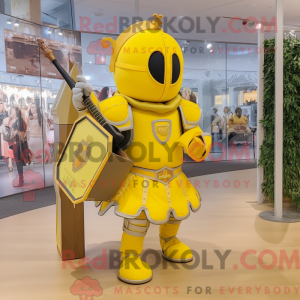 Mascot character of a Lemon...