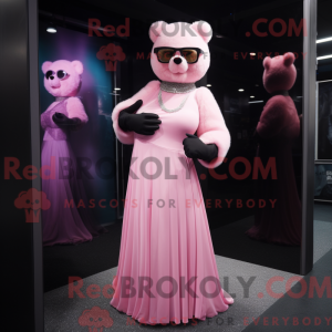 Personaje mascota de un oso...