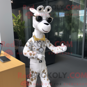 Mascot character of a White...