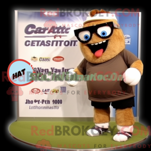 Mascot karakter van een Tan...