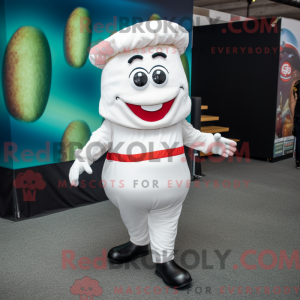 Mascot character of a White...