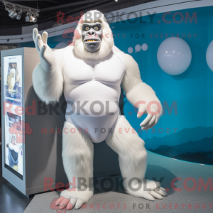 Mascot character of a White...