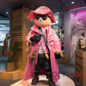Personagem de máscara de...