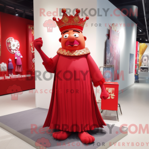 Mascot character of a Red...