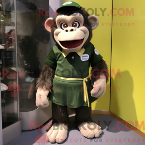 Mascot character of a Olive...