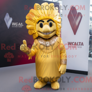 Mascot character of a Gold...