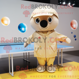Mascottefiguur van een...