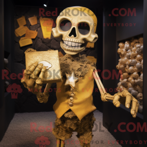 Maskotfigur af en...