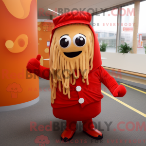 Mascot character of a Red...