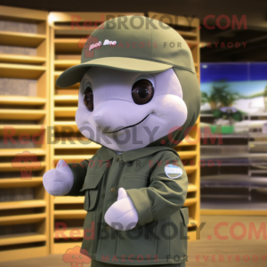 Mascot character of a Olive...