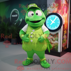 Mascot character of a Lime...