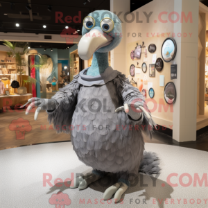 Mascot character of a Gray...