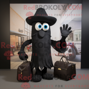 Maskottchen eines schwarzen...