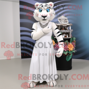Mascot character of a White...