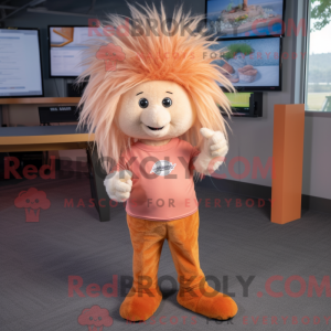 Mascot karakter van een...