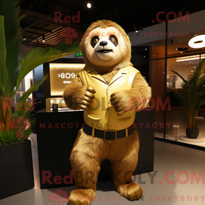 Mascot character of a Gold...