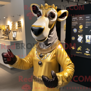 Mascot character of a Gold...