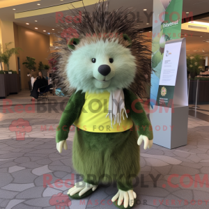Mascottefiguur van een...