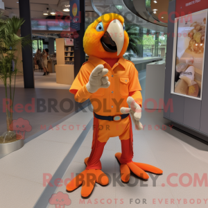 Mascottefiguur van een...