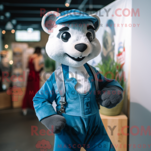Mascot character of a Blue...