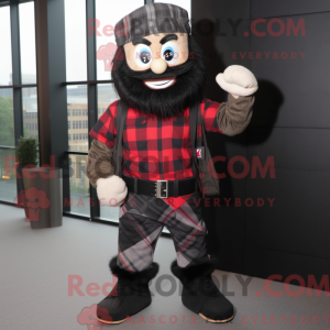 Mascot character of a Black...