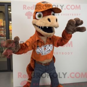 Mascot karakter van een...