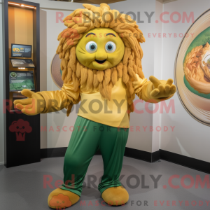 Mascot character of a Gold...