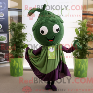Mascot character of a Olive...
