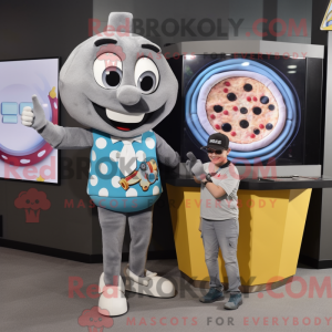 Mascot character of a Gray...