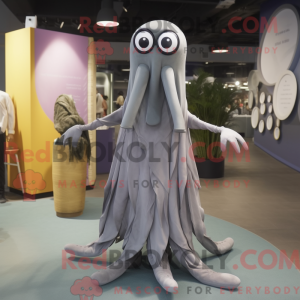 Mascot character of a Gray...