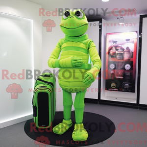 Mascot character of a Lime...