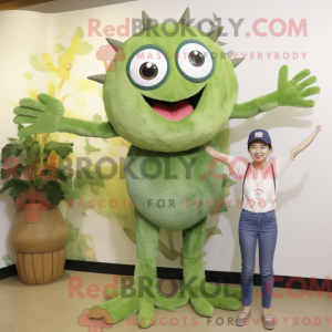 Mascot character of a Olive...