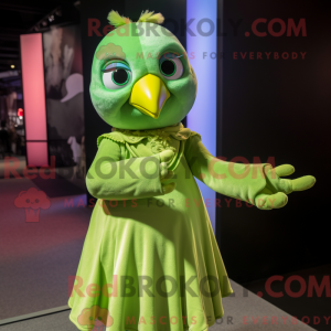 Mascot character of a Lime...