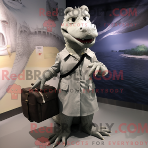 Mascot character of a Gray...