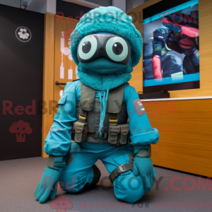 Mascottekarakter van een...