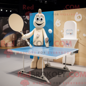 Mascottefiguur van een...