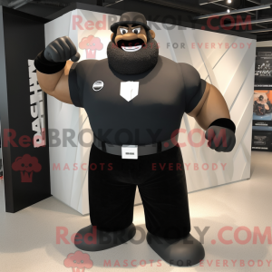 Mascot character of a Black...