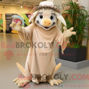 Mascottefiguur van een...