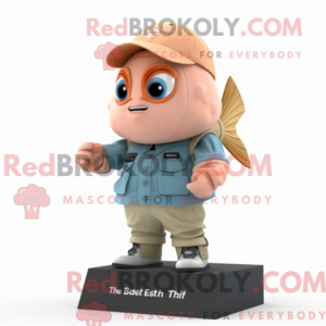 Mascot character of a Peach...