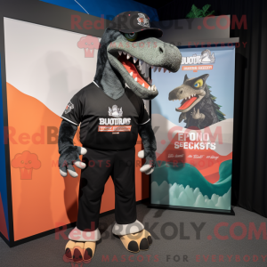 Mascot character of a Black...