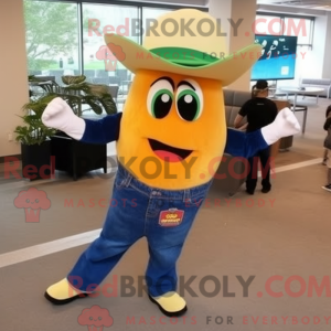 Mascot character of a Peach...