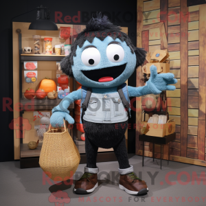 Mascot character of a Black...