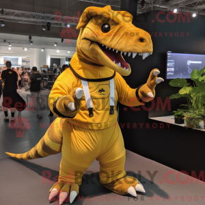 Mascot character of a Gold...