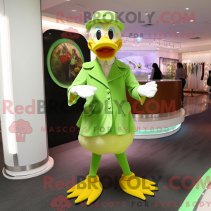 Mascot character of a Lime...